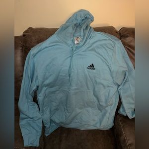 Mens Adidas Hoodie Size:XXL Color:Teal